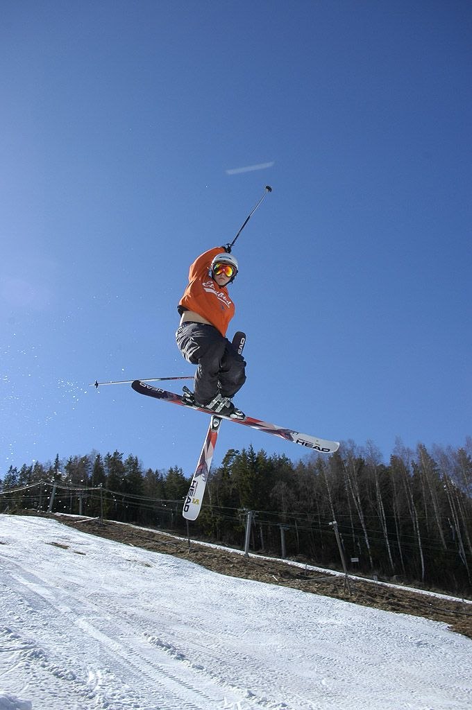 Dick sista dagen i yxbacken.
Jag är väldigt nö. Foto: Henrik Johansson. Åkare: Dixter.