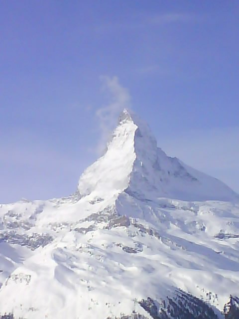 Zermatt, Matterhorn.. Foto: Ludvig Blomgren. Åkare: ??.