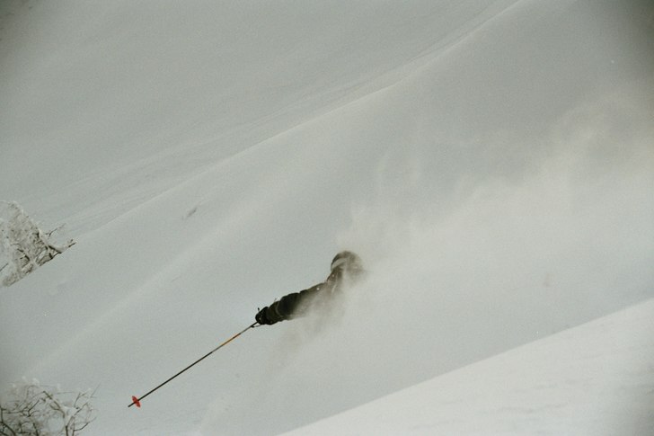 Eirik i snöyra!. Foto: David Hägg. Åkare: Eirik.