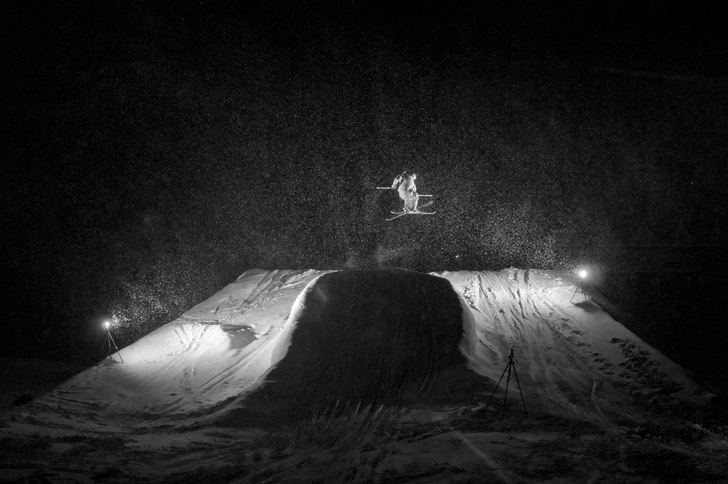 Snowstorm. Foto: Oskar Bakke. Åkare: Christoffer Lundén.