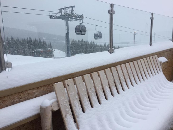 10 cm nysnø!
Litt grått i dag, men hvorfor ikke .