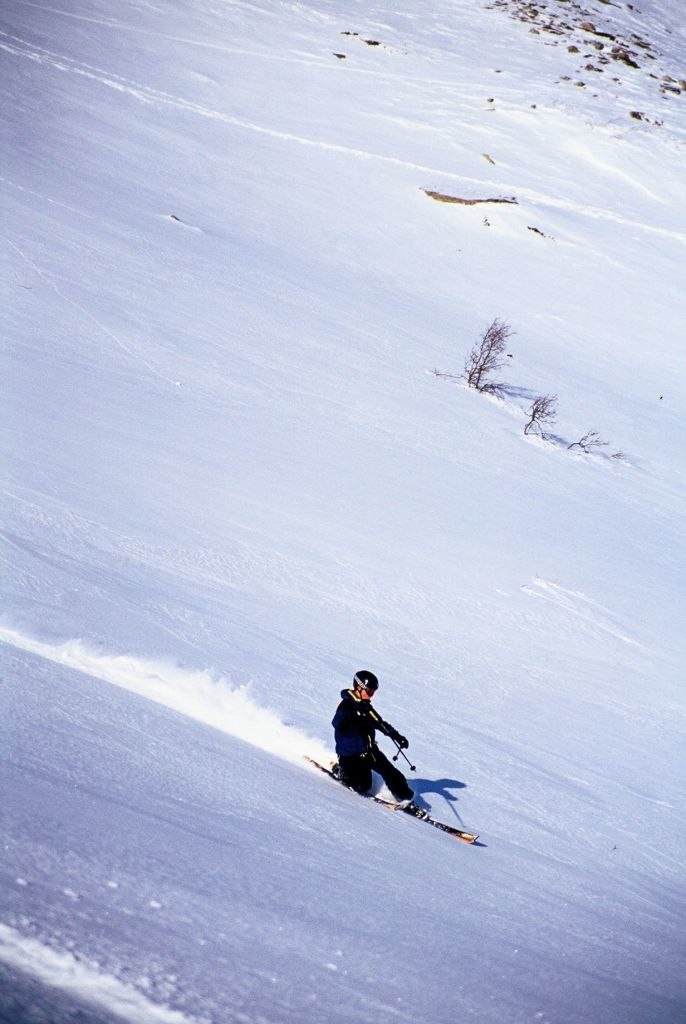 Meg selv på telemark på Rauland. Kjempe dag med . Foto: ?. Åkare: Øyvind Sætra.