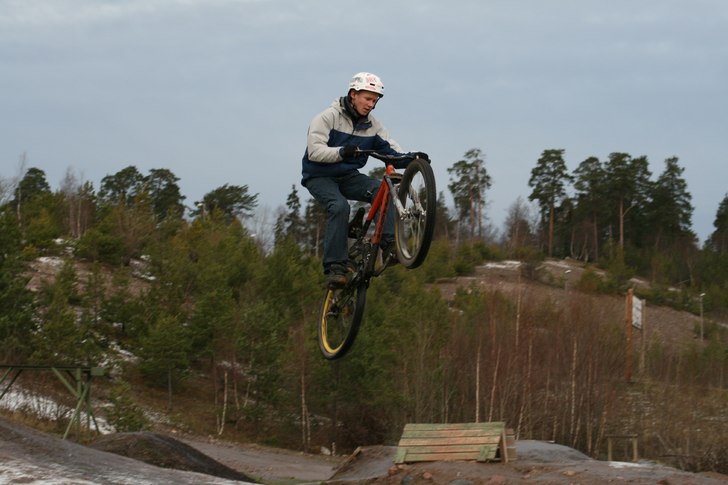 Isigt och kallt, inte speciellt men bilden kiänn . Foto: Pappa. Åkare: Erik thorsson.