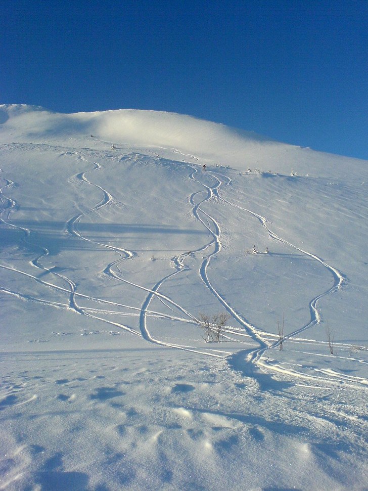Vi knatade upp, det var sjukt mycket värt mödan. Foto: Jag.