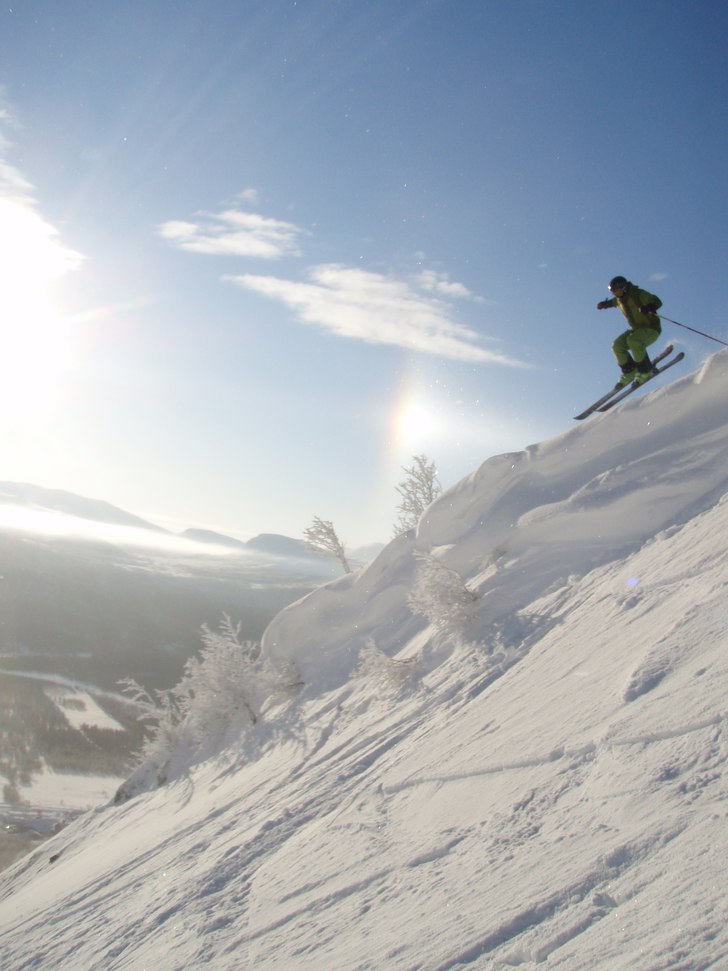 Gyrmt härligt dropp i storgrova ! . Foto: Olov Nyström. Åkare: Arvid Nyström.