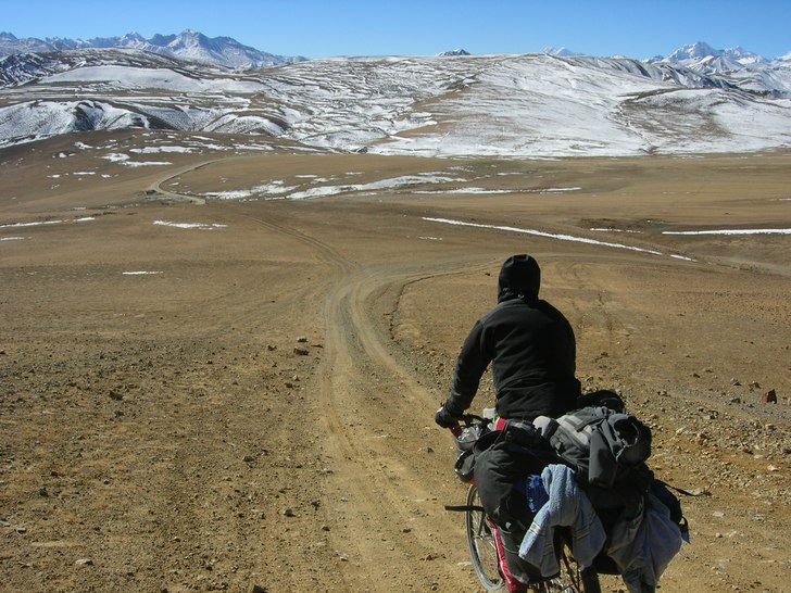 Har precis tagit oss över sista 5000m passet på . Foto: Erik Månsson. Åkare: Gustaf Karlsson.