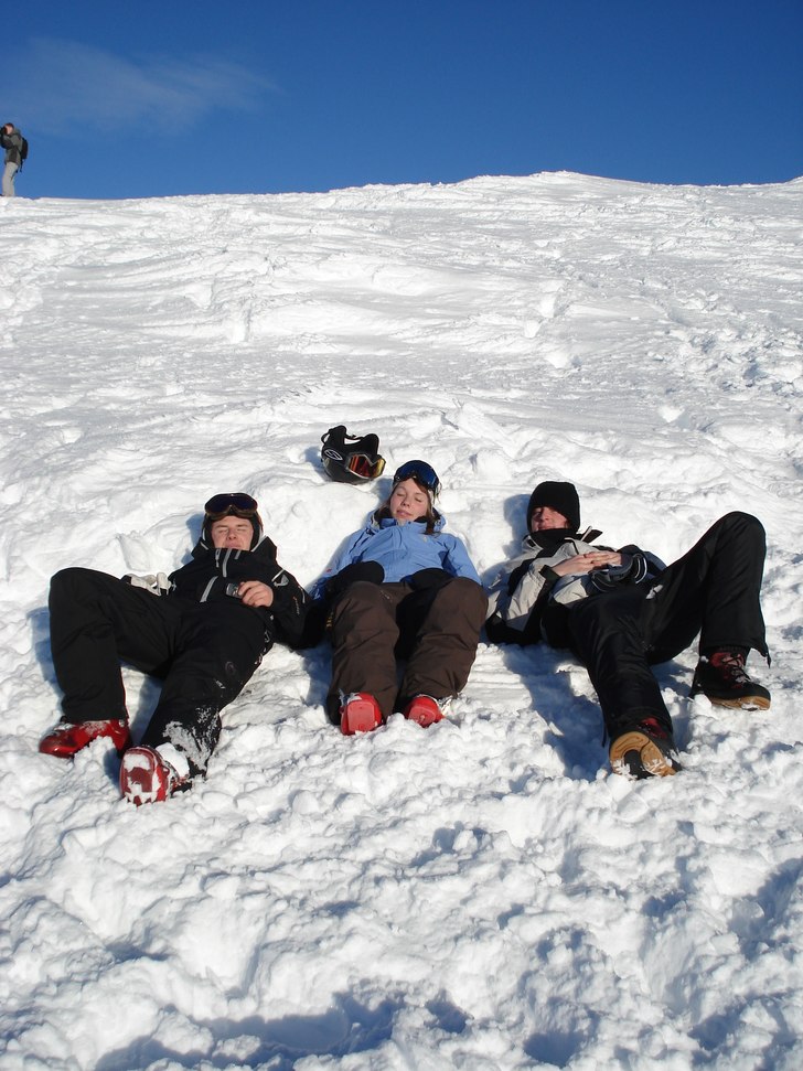 Bilden talar för sig själv... Foto: Jenny. Åkare: Otto, Lotti och Fredrik.