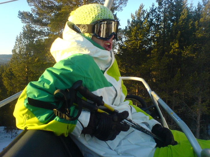 Foto: kapten rödskägg. Åkare: jag.