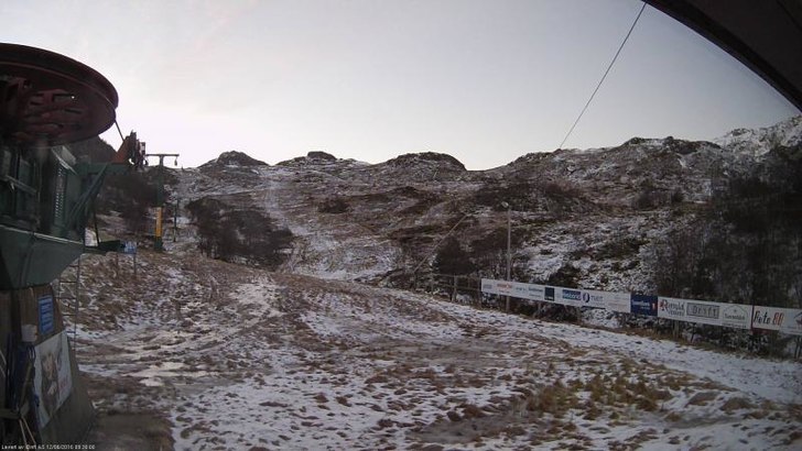 Kald og fint
Men dessverre ikkje snø. Anlegget er.