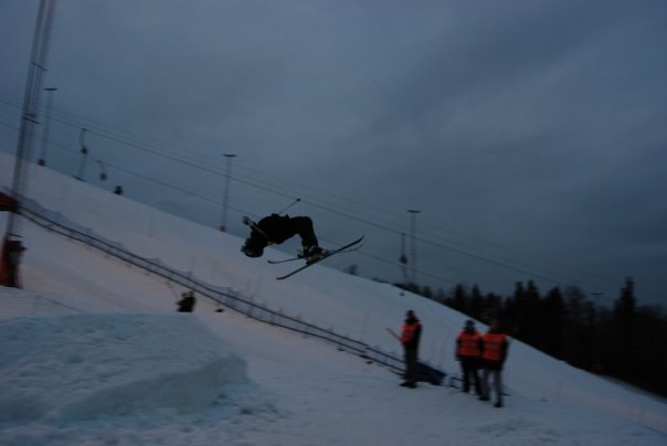 Bra början men dårligt slut . . .. Foto: johan boman. Åkare: victor white.