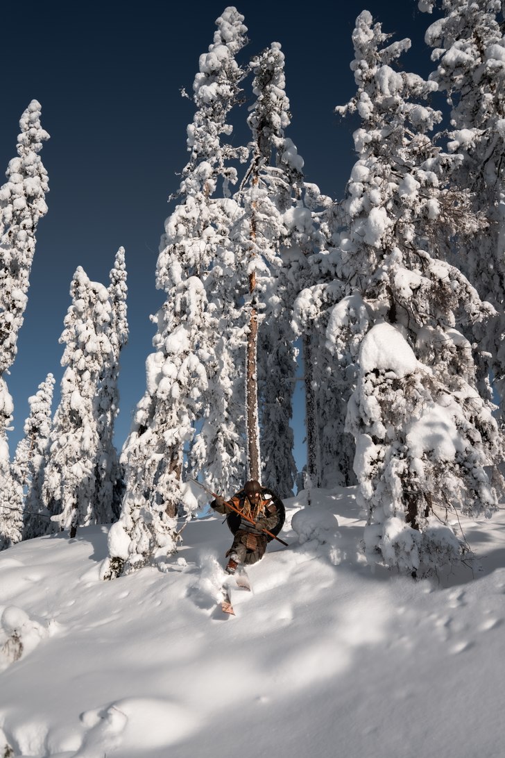 Telemarkskiing vikingstyle!!  

Åkare Henrik No.