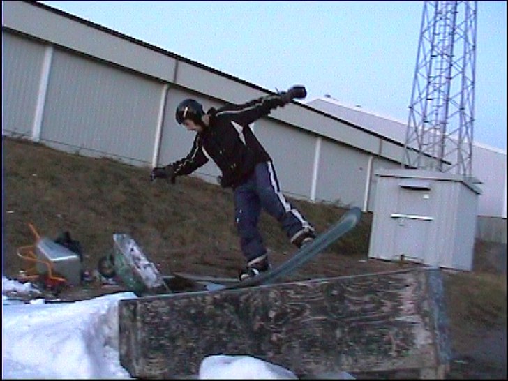 jag som hade lite roligt vid gärdehallen. Foto: Andre Vahlgren. Åkare: Fredrik Lindskog.