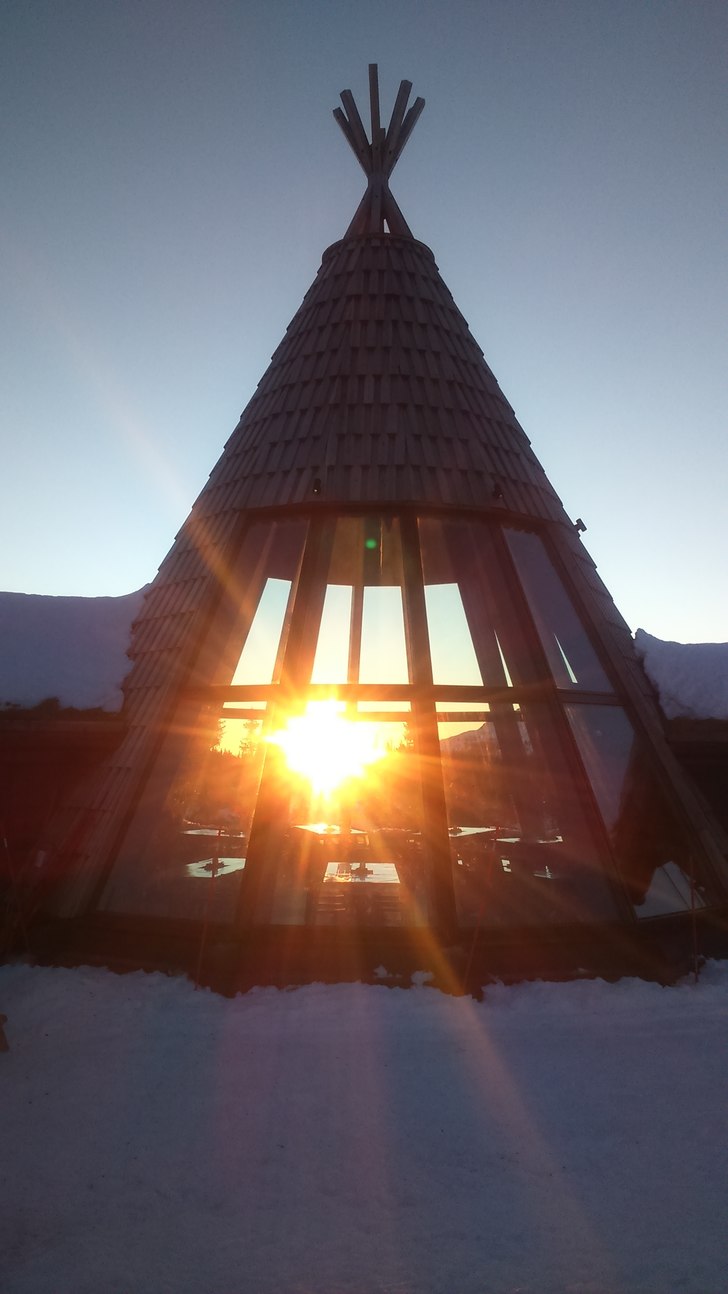 Strålende vintersol 
.