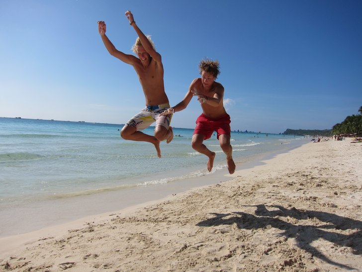 Simon och Martin. Åkare: Simon och Martin.