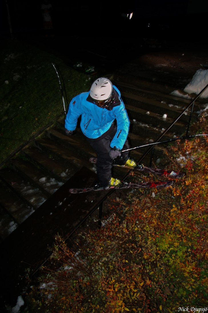 Railsession. Foto: Nick Djupsjö. Åkare: David.