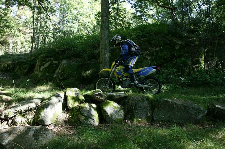 Enduro. Foto: Ulf Zetterlund. Åkare: Eddie Dyfverman.