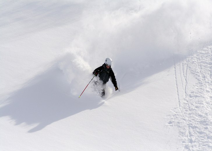 Total puderfrossa.. Foto: Andreas Bengtsson, MountainGuide.se. Åkare: Jonas.