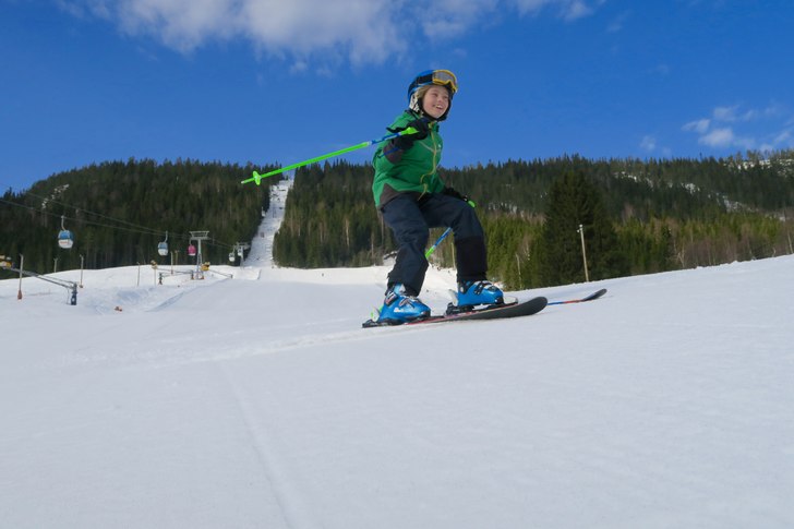 Testpilotsresa med barnen till Branäs.