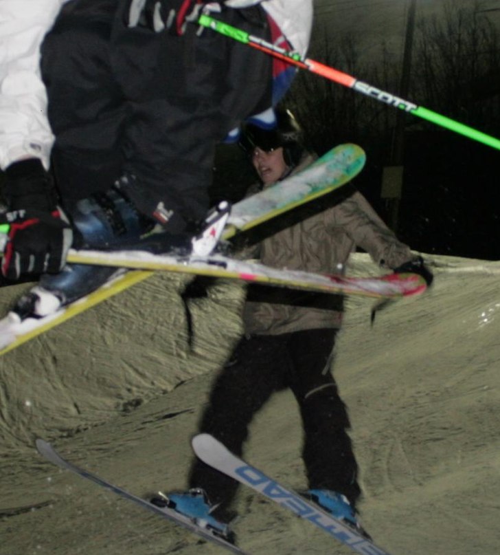 jag vart väldigt rädd när jag såg en björn i . Foto: nån. Åkare: jag.