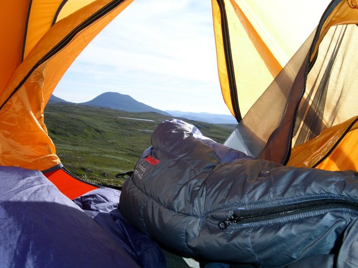 Grymt härligt att vakna upp med den utsikten. . Foto: Magnus Prahl.