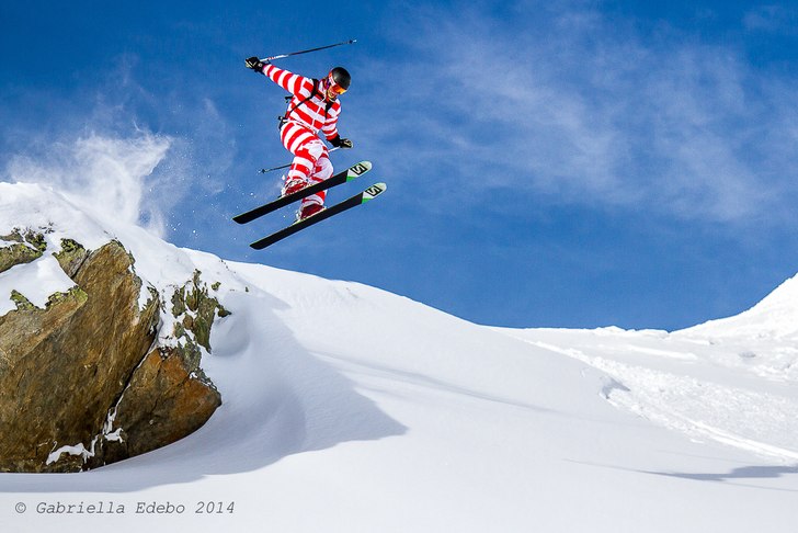Lite skidpepp såhär i sommarvärmen!. Foto: Gabriella Edebo. Åkare: Jakob Wilson.