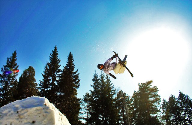 Skön vårsäsongs dag. Foto: Linus Argus-Hennix. Åkare: David Lundin.
