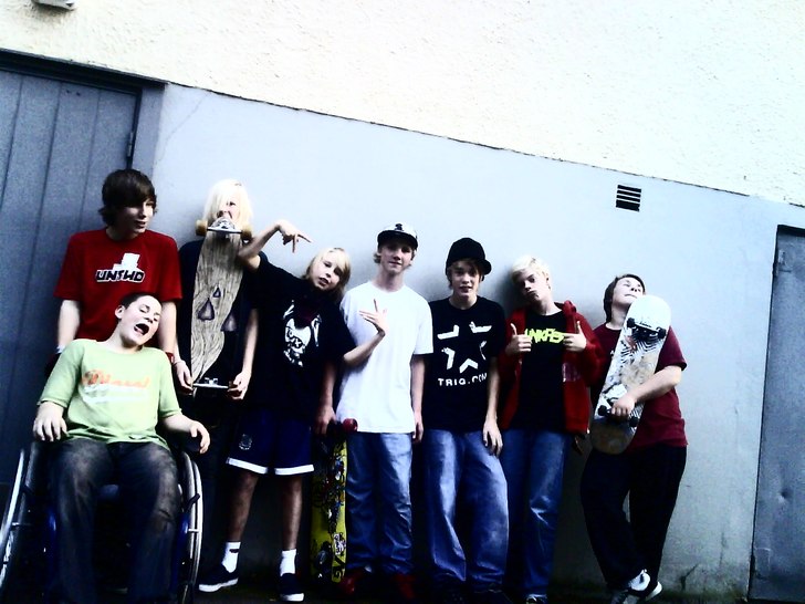 gänget :P. Foto: robin. Åkare: Henrik robin  Anders  Isac Simon,L  Simon,A   Henning   Martin.