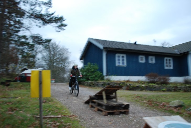 jag är nybörjare. Foto: pappa. Åkare: jag.