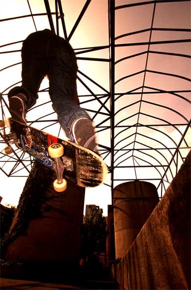 Laura Slivas bräda och ass i Vancouver -00. Foto: Therese Lundgren. Åkare: Laura Sliva.