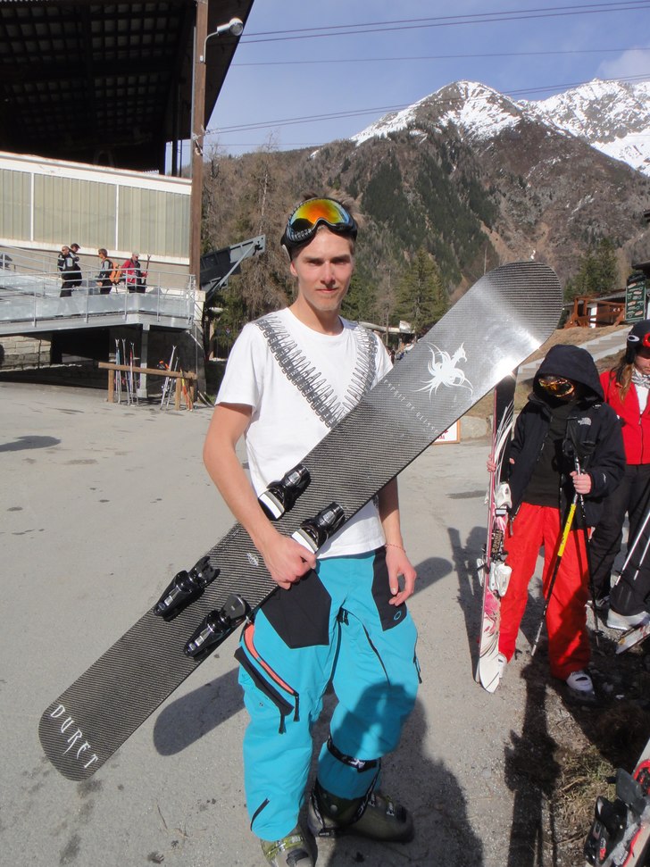 monoski = Duret - Esprit de glisse. Foto: L. Wadsten.