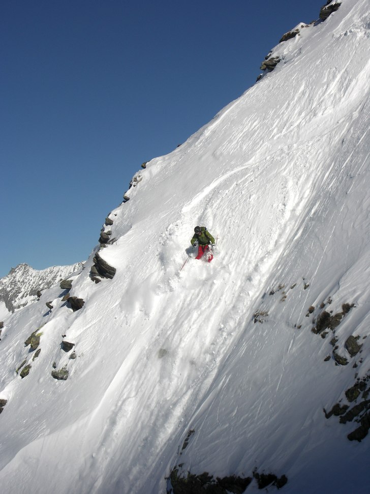Theo trixars sig nerför. Foto: David Rangsjö. Åkare: Theodore Birkner.