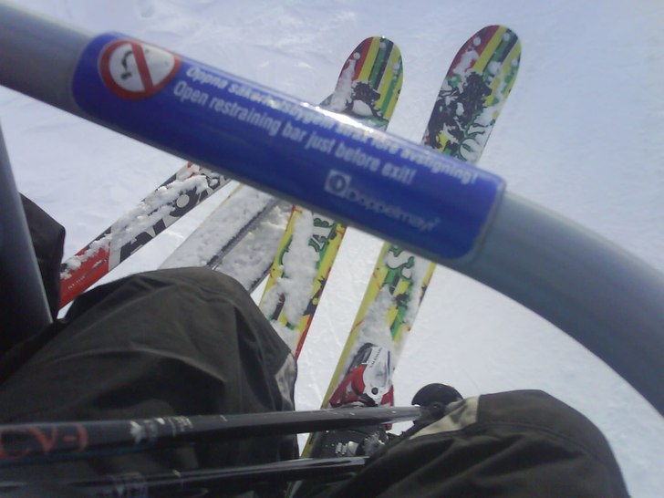 Foto: okänd. Åkare: Emma & mina skiderrrrrrrrrrr..