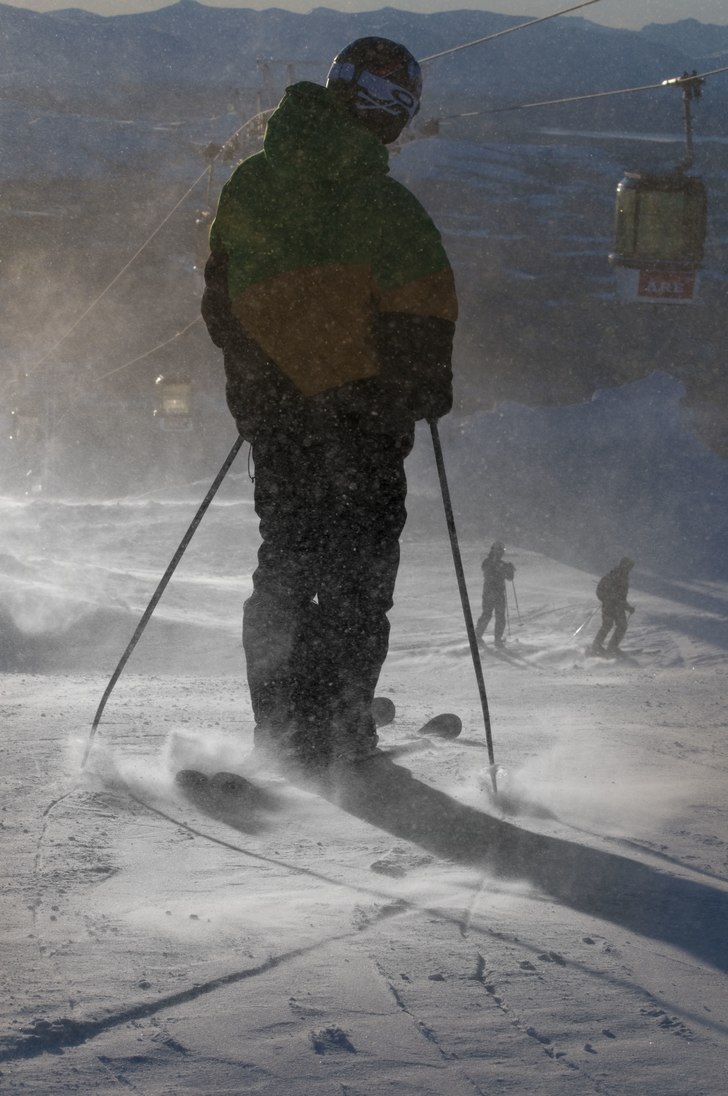 Svinkallt, blåsigt men helt underbart. Foto: Filip Åhman. Åkare: Filip Lindmark.