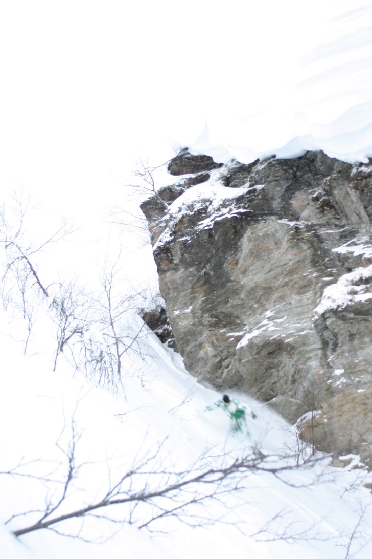 Ingen bra bild men fan va gött att de börja bli . Foto: marcus loo. Åkare: Ramundberget.