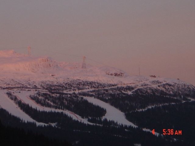 Kort på Åre tagit från Tegefjäll.. Foto: Alexander Bergh.