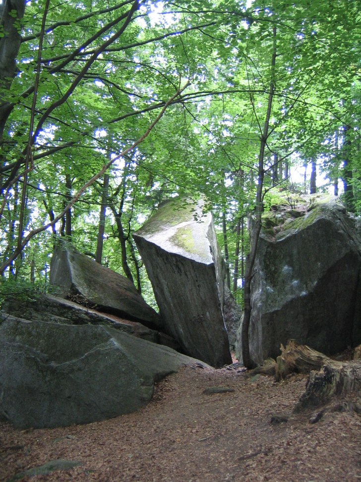 Dagens objekt.. en cool miljö att klättra i.. va. Foto: Ameli Hellner. Åkare: Bouldersten.
