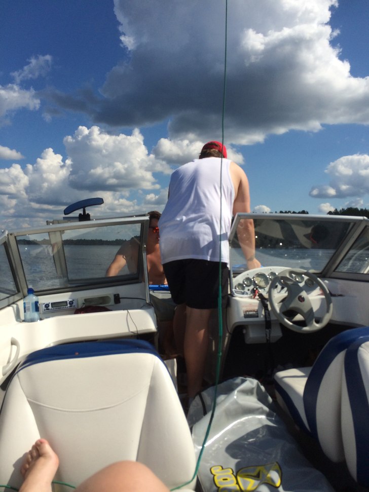 Fatsäcks fyllning för ett bredare och högre sva. Foto: Petra Bladin. Åkare: Emil Fält & Anders Asp.