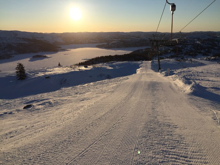 Sol og gode forhold idag også!
Nok en dag med sol.