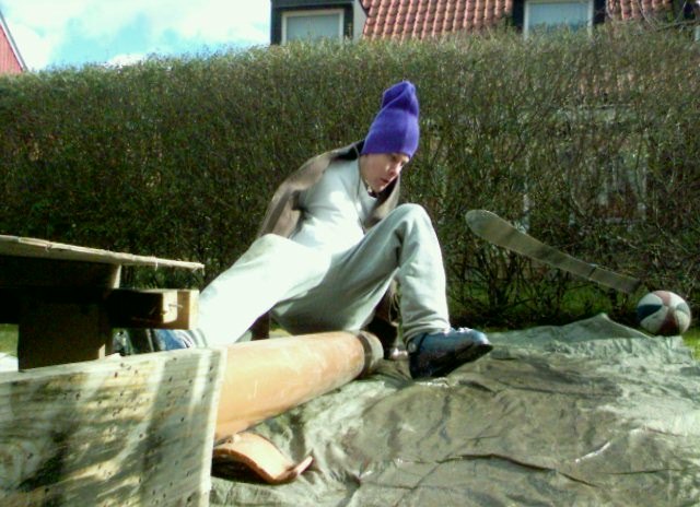 Min kompis langar fetaste sommar rejlet.. haha. Foto: Jag calle. Åkare: Anton Ahlmark.