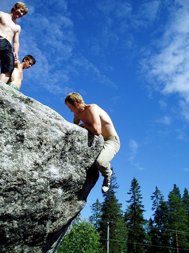 Anders kämpar och sliter med sluttampen på White. Foto: Johan Vall. Åkare: Anders Lidman.