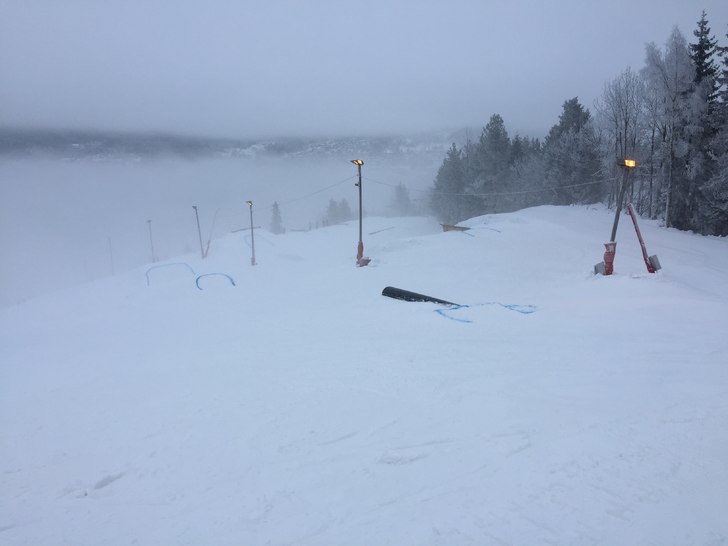 Parken blir mye brukt
Vinterferien står for tur, .
