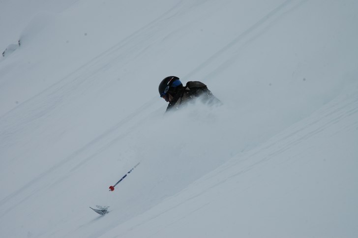 Kasst väder men mkt snö!. Foto: Andreas Rinderskär. Åkare: Erik Dandanell.