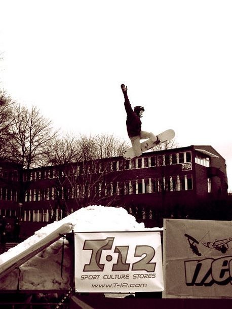 Chalmers Big Jump. Foto: Skatan. Åkare: okänd.