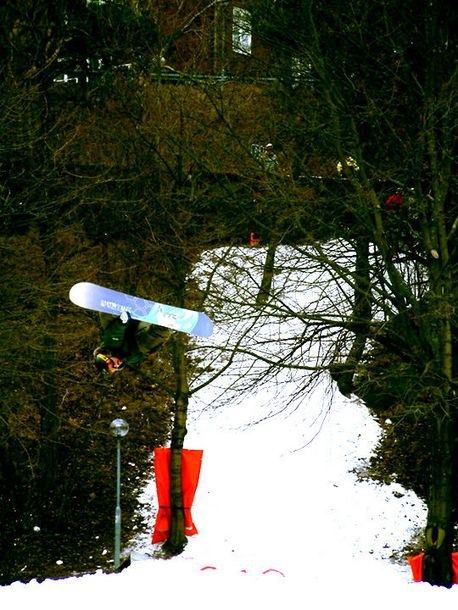 Chalmers Big Jump. Foto: Skatan. Åkare: okänd.