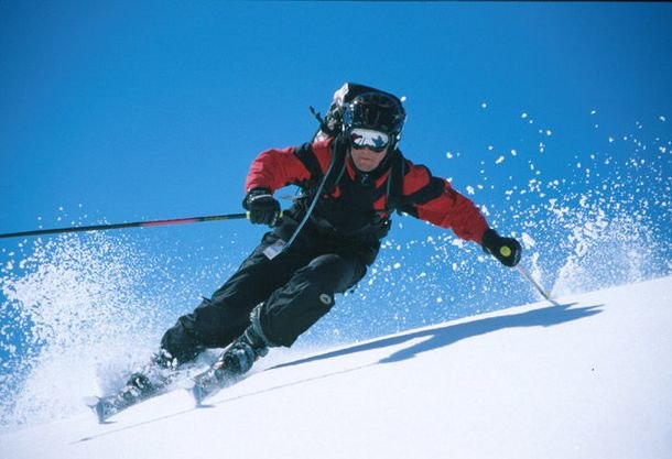 En ordentlig blue-bird dag i Røldal, i månedalen. Foto: Pål Neverdal. Åkare: Aleksander Müller.