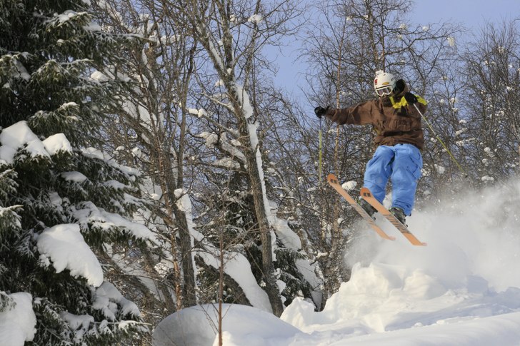 Tar lite luft i pudret!. Foto: Joakim Hayland. Åkare: Patrik Jonsson (jag).
