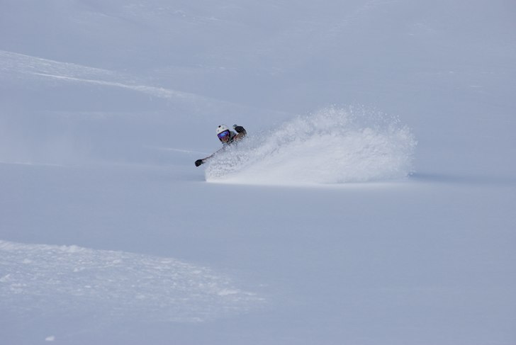 Val Thorens 2014. Foto: Björn Vestling. Åkare: Joakim Risberg.