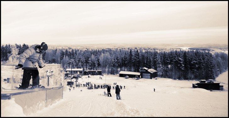 Första dagen källviken öppnade !. Foto: Billie thoreus (jag). Åkare: Simon anåker.