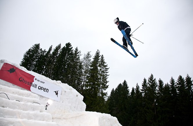 Spökbacken på Ghosthill Open. Foto: Andreas Sander. Åkare: Joseph Jansson.