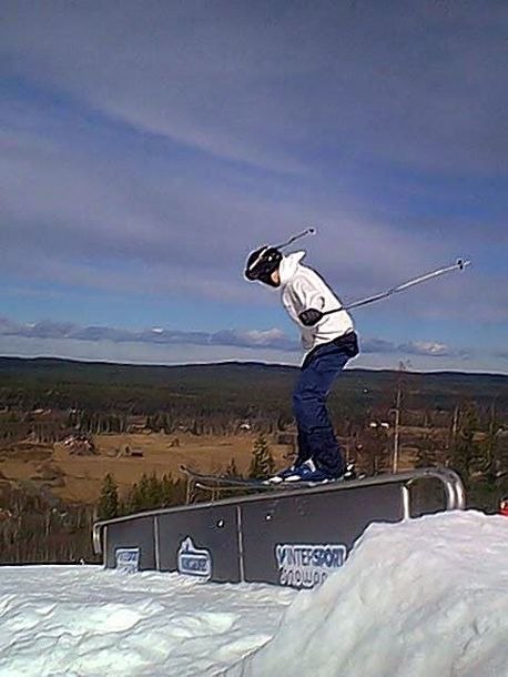 Royalslopestyle parken i kungsberget. Foto: Oskar. Åkare: Olof.